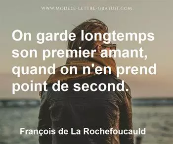 Citation de François de La Rochefoucauld