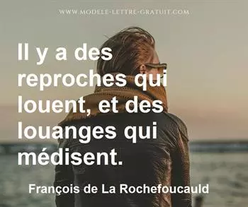 Citation de François de La Rochefoucauld