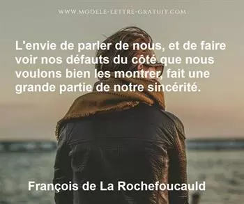 Citation de François de La Rochefoucauld