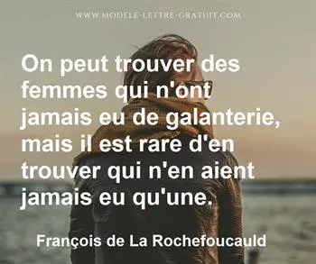 Citation de François de La Rochefoucauld