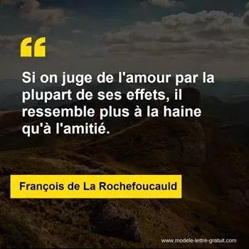 Citation François de La Rochefoucauld