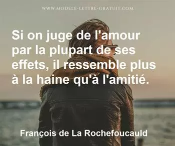 Citation de François de La Rochefoucauld