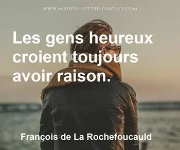 Citation de François de La Rochefoucauld