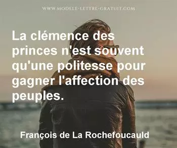 Citation de François de La Rochefoucauld