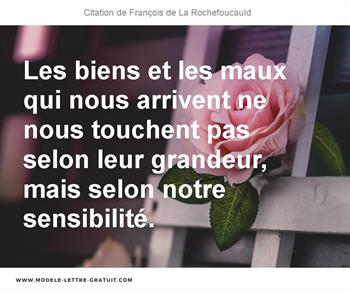 Citations François de La Rochefoucauld