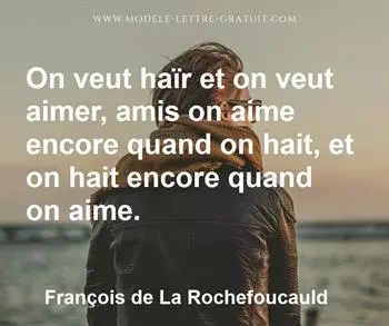 Citation de François de La Rochefoucauld