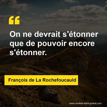 Citations François de La Rochefoucauld