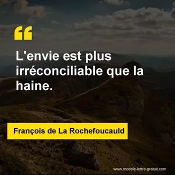 Citation François de La Rochefoucauld