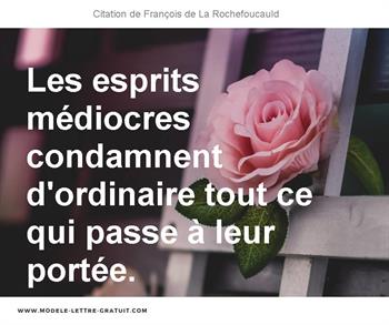 Citations François de La Rochefoucauld