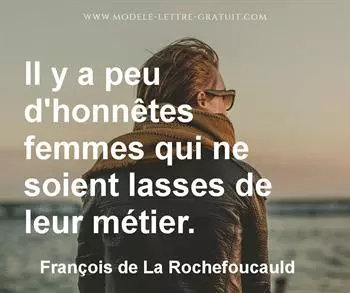 Citation de François de La Rochefoucauld