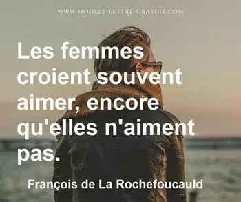 Citation de François de La Rochefoucauld