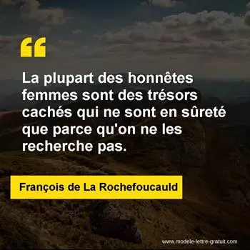 Citation François de La Rochefoucauld