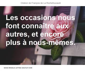 Citations François de La Rochefoucauld