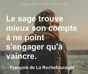 Citation de François de La Rochefoucauld