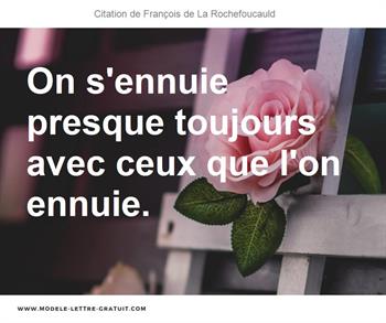 Citations François de La Rochefoucauld