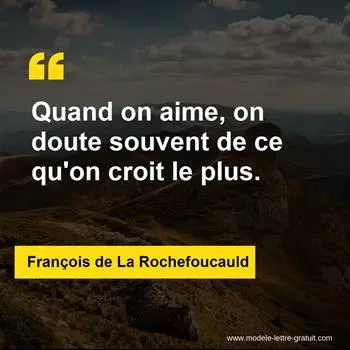 Citation François de La Rochefoucauld