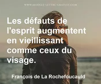 Citation de François de La Rochefoucauld