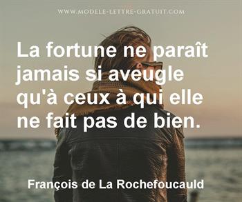 Citation de François de La Rochefoucauld