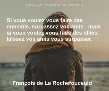 Citation de François de La Rochefoucauld