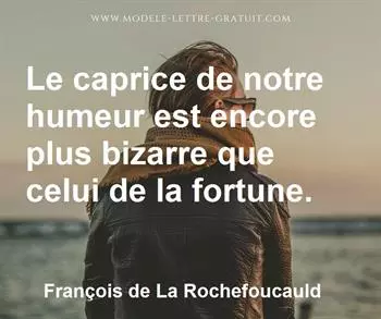 Citation de François de La Rochefoucauld