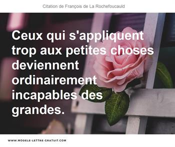 Citations François de La Rochefoucauld