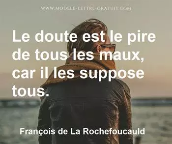 Citation de François de La Rochefoucauld