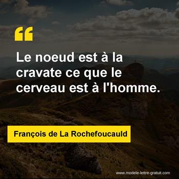 Citation de François de La Rochefoucauld