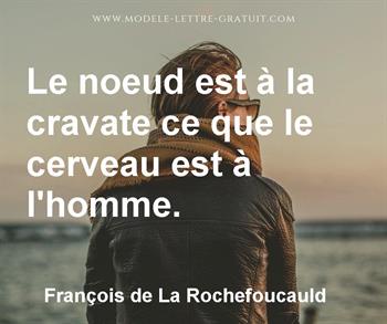 Citation de François de La Rochefoucauld