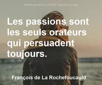 Citation de François de La Rochefoucauld