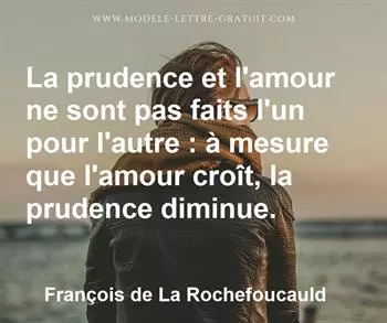 Citation de François de La Rochefoucauld