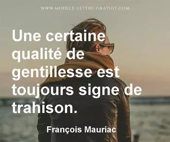 Citation de François Mauriac