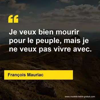 Citation François Mauriac