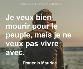 Citation de François Mauriac