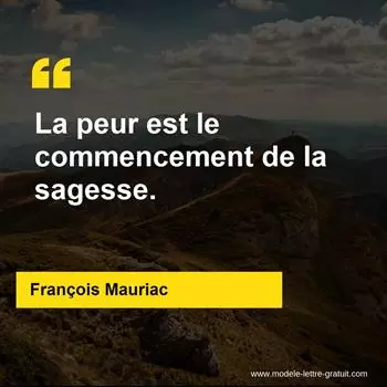 Citation François Mauriac