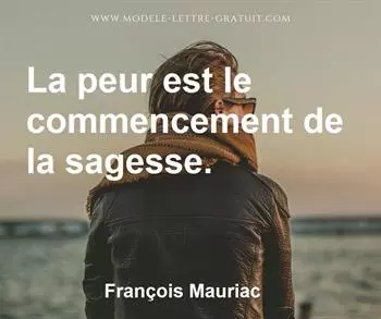 Citation de François Mauriac
