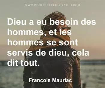Citation de François Mauriac