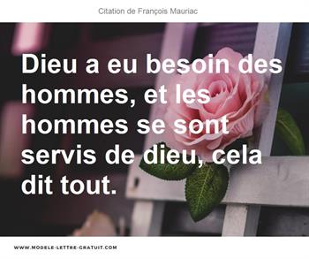 Citations François Mauriac