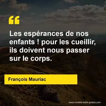 Citation François Mauriac