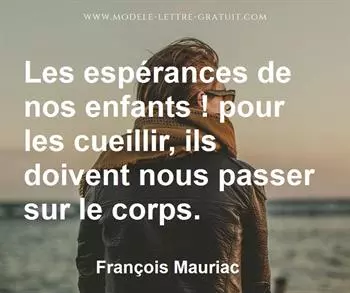 Citation de François Mauriac