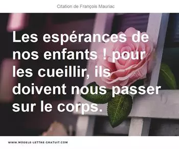 Citations François Mauriac