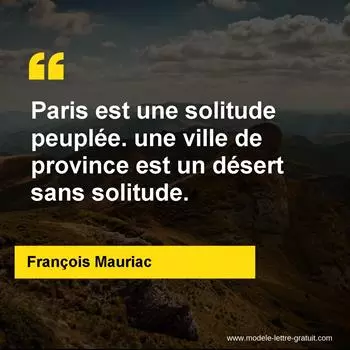 Citation François Mauriac