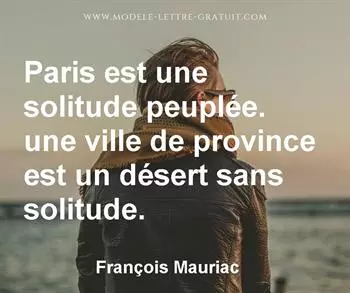 Citation de François Mauriac