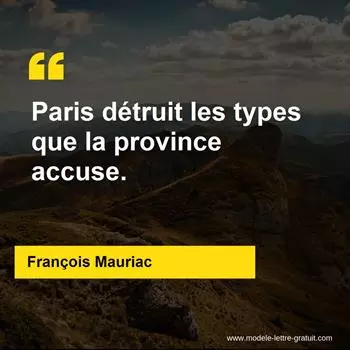 Citation François Mauriac