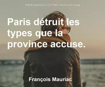 Citation de François Mauriac