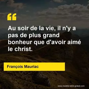 Citation François Mauriac