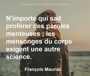 Citation de François Mauriac