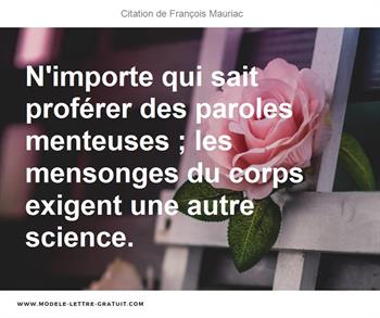 Citations François Mauriac