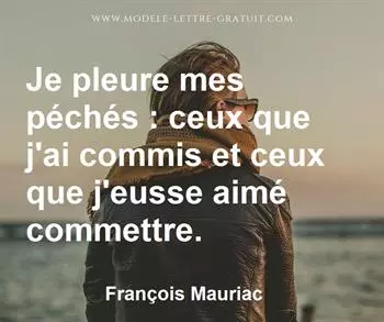 Citation de François Mauriac