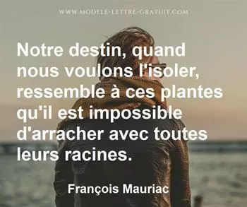 Citation de François Mauriac