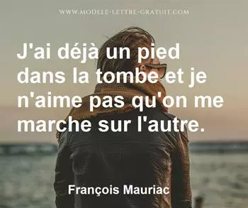 Citation de François Mauriac
